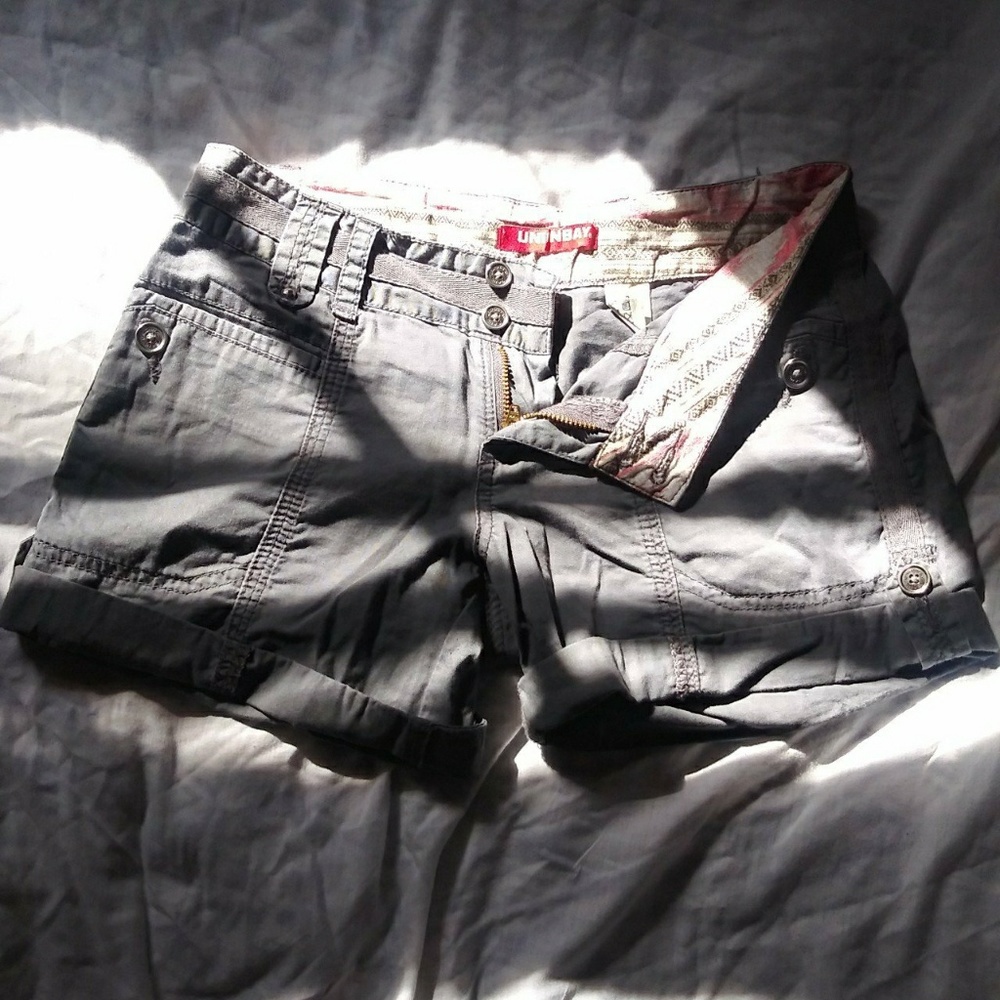 Union Bay Gray Cargo Shorts